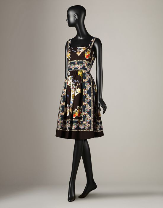 Sicily Print Sun Dress from Dolce&Gabbana